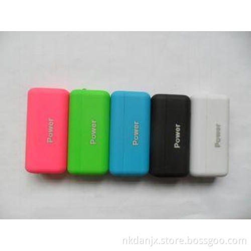 Portable Colorful 2600mah Mini Power Bank With LED Light ,